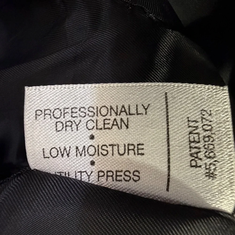 Hart Schaffner Marx Gold Trumpeter Blazer Mens 48R Charcoal Gray 100s Wool USA